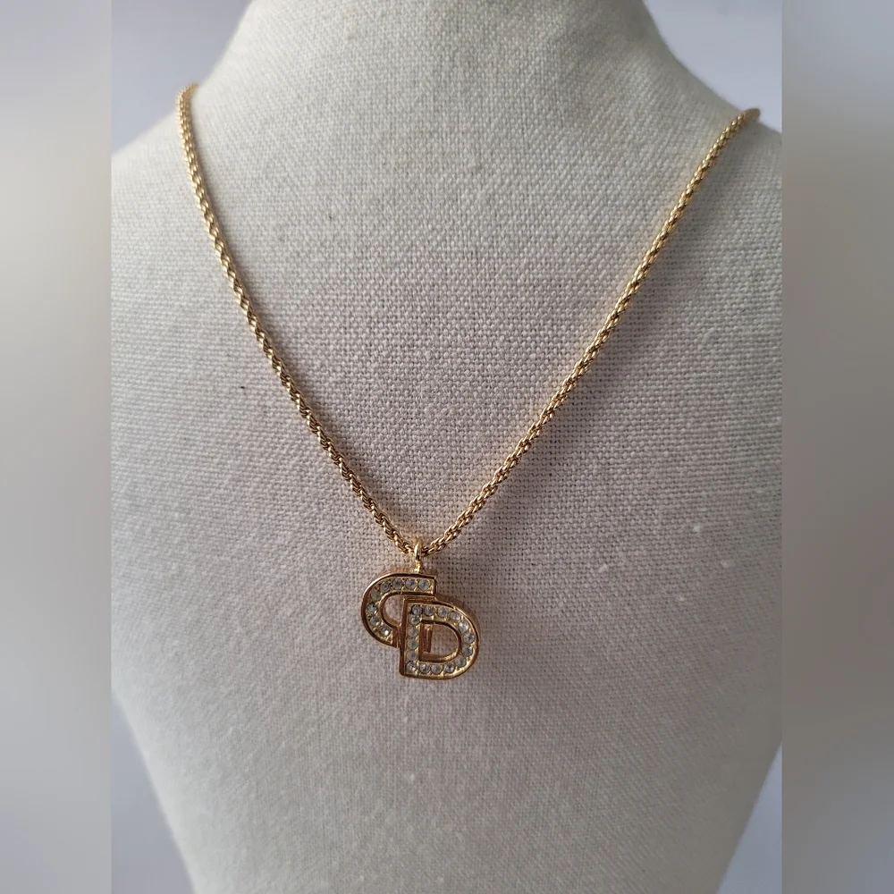 Christian Dior Gold Plated Necklace - Picture 2 of 3